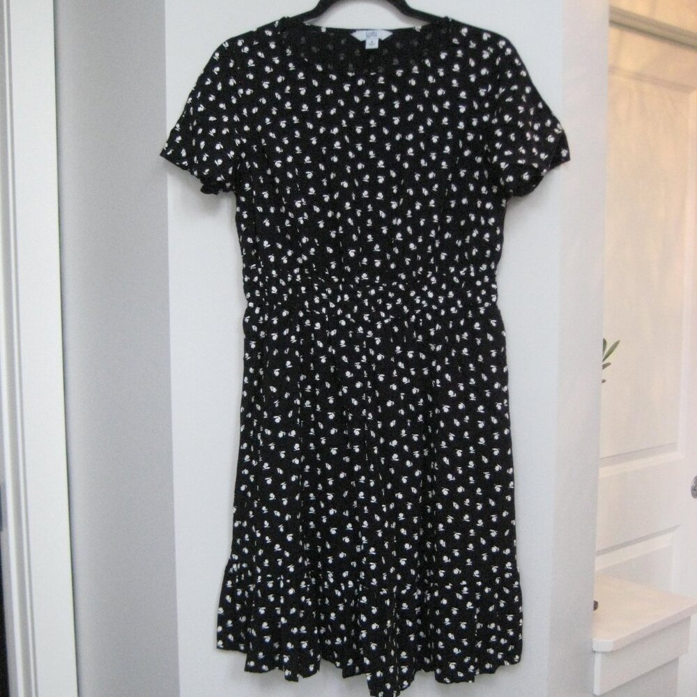 Croft & Barrow midi rosette dress